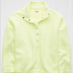 Aerie Teddy Sherpa Sweater